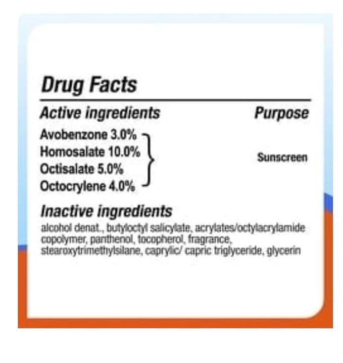 Equate Broad Spectrum SPF 50 Continuous Spray Sport Sunscreen 6oz Compare to Coppertone Sport