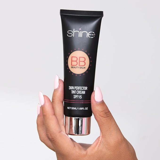 Shine Cosmetics BB Cream - SPF 15, Long-wearing, Blendable Color, Lightweight Finish, No Primer Needed, All Skin Types, Sun Protection, Moisturizing, Makeup Foundation (Unstoppable)