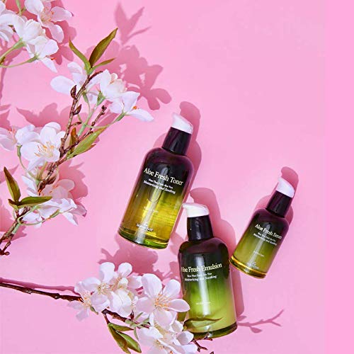 The Skin House Aloe Fresh Toner 130ml (4.4 fl.oz.) Aloe Vra Relaxation Deep Hydration/Paraben Free, Cruelty Free, Korean Skin Care