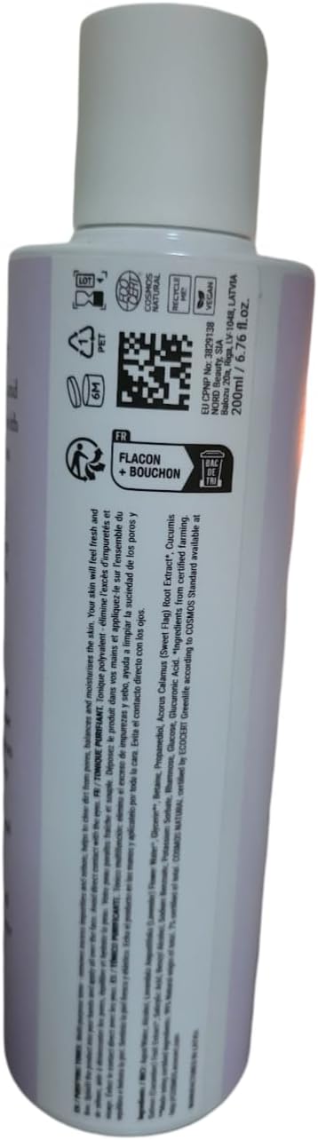 E.ssential Barefaced Purifying Toner, 6.76 FL OZ, Clears pores, balances Skin pH, All Natural, with Lavender Flower Water, Salicylic Acid, Rhamnose and Calamus Root