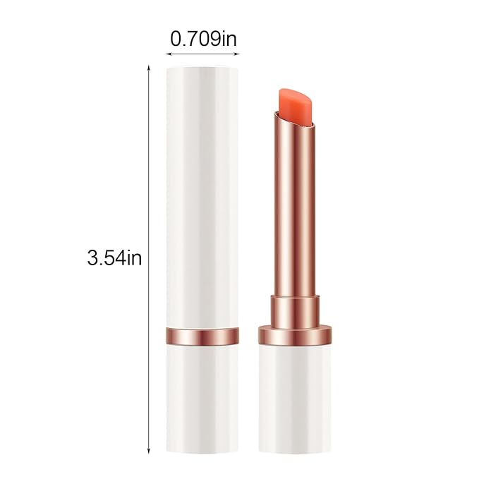 Boobeen Lip Balm Stick, Lip Balm Cream for Dry Cracked Lips, Temperature Color Change Lip Gloss, Long Lasting Lip Moisturizer for Women, Buildable Lip Color