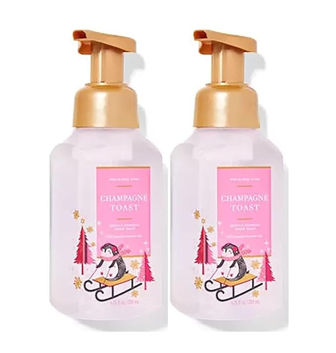 Bath and Body Works Champagne Toast Gentle Foaming Hand Soap 8.75 Ounce 2-Pack (Champagne Toast)