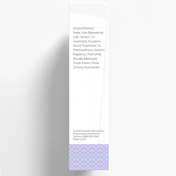 Control CORRECTIVESensitive Skin Tonic with Aloe, 6.7 Fl Oz - Calms Overstimulated Or Reddened Skin Types, Soothing & Sedating with Aloe Vera & Chamomile Extracts, Refreshing, Relaxing, Replenishing