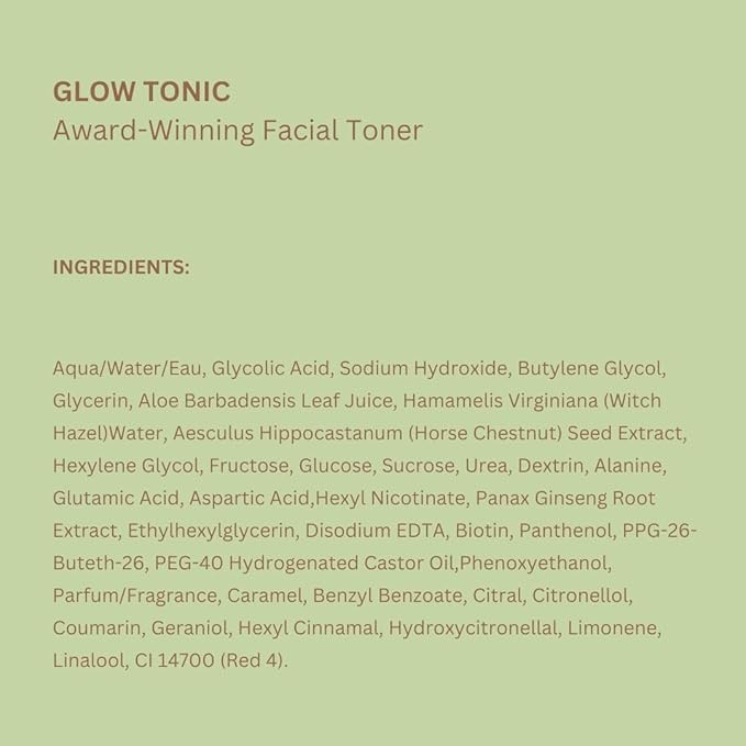 Hello Kitty Glow Tonic, 5% Glycolic Acid Exfoliating Toner, 100 ml