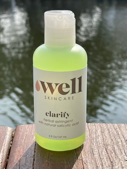 Well Skincare clarify Natural Herbal Astringent with salicylic Acid, 5 fl oz
