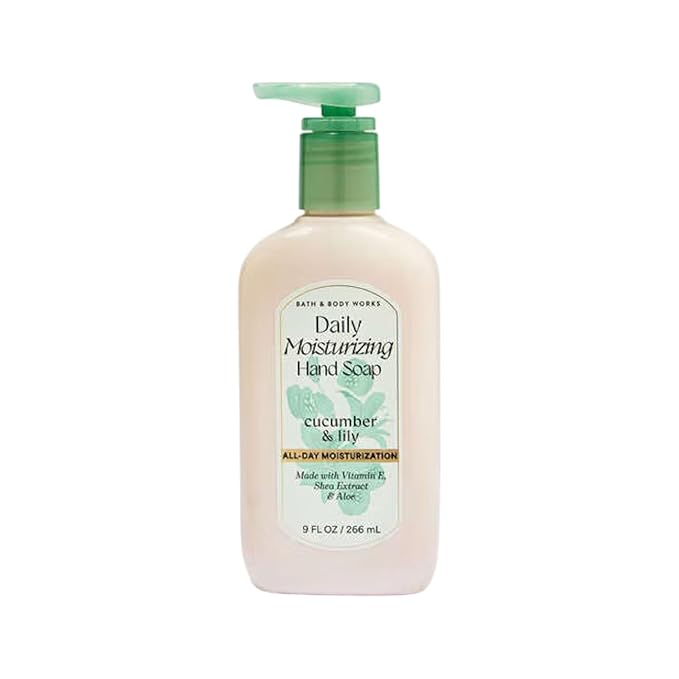 Bath & Body Works Daily Moisturizing Hand Soaps 9 fl oz (Cucumber & Lily)