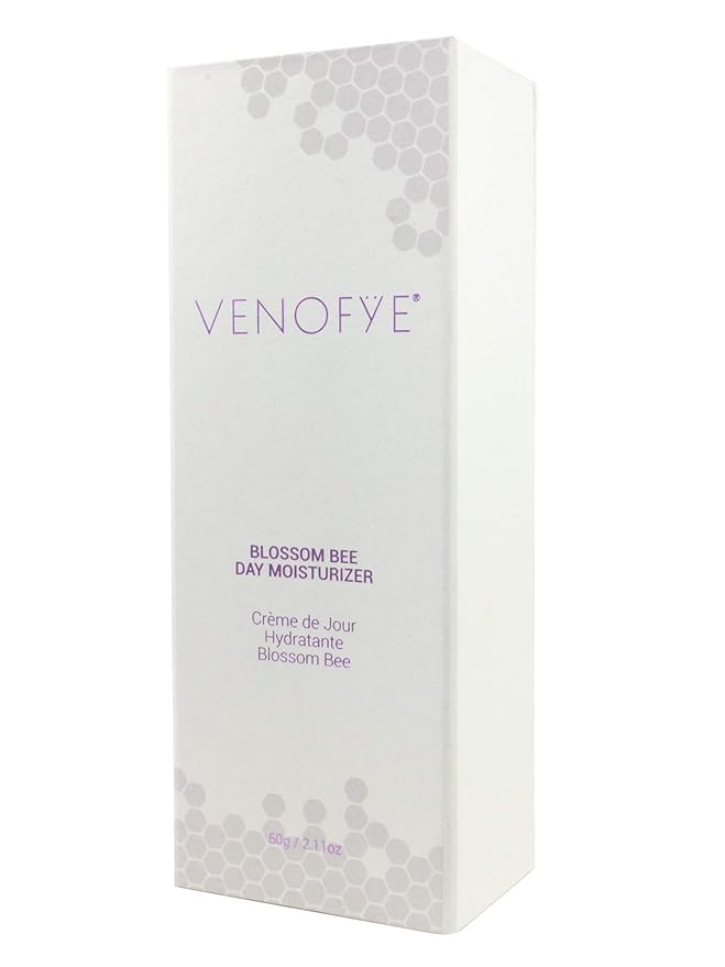 Venofye Blossom Bee Day Moisturizer - Unscented Cream for All Skin Types, Vitamin E Infused, 2.11 Fl Oz