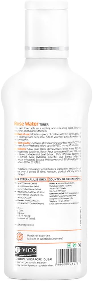 Vlcc Natural Sciences Skin Defense Rose Water Toner (100Ml) (Pack Of 2)