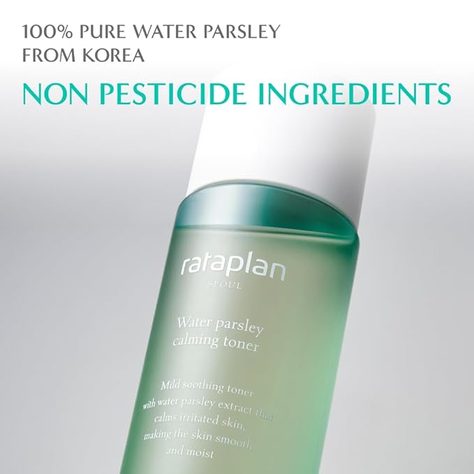 RATAPLAN Water Parsley Calming Toner & Moisture Cream Duo Set