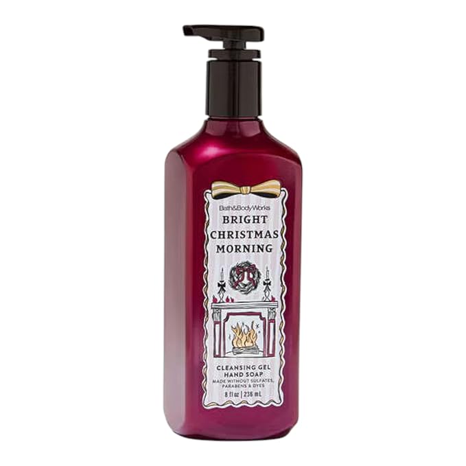 Bath & Body Works Hand Soap, Cleansing Gel, 8 Fl Oz (Bright Christmas Morning)