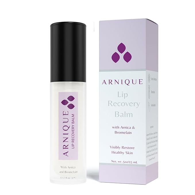 Arnica Lip Balm – Lip Filler Aftercare Balm with Arnica Montana and Bromelain, Soothing Topical Masque for Lip Flip, Injections, and Cosmetic Treatments