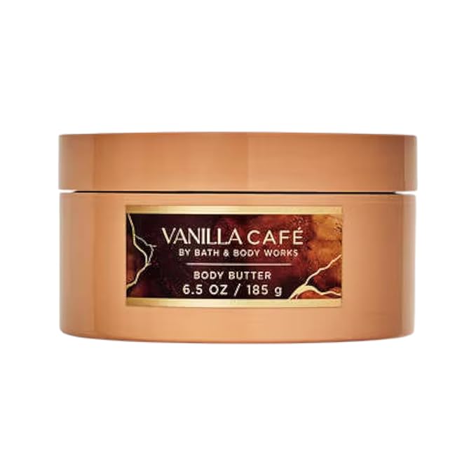 Bath & Body Works Whipped Body Butter For Women - 6.5 oz / 185 g (Vanilla Café)
