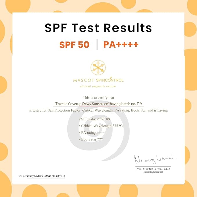 FoxTale Spf 50 Vitamin C Glow Sunscreen With Pa++++ & Niacinamide (2)