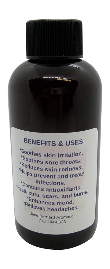 Rose Water Facial Toner by Jane Bernard, Pure Natural Hydrosol Rose Flower Water_4 Ounces