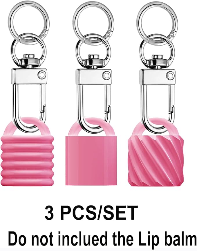 Keychain Cap Compatible with Aquaphor lip and LANEIGE lip balm(ONLY Cap)
