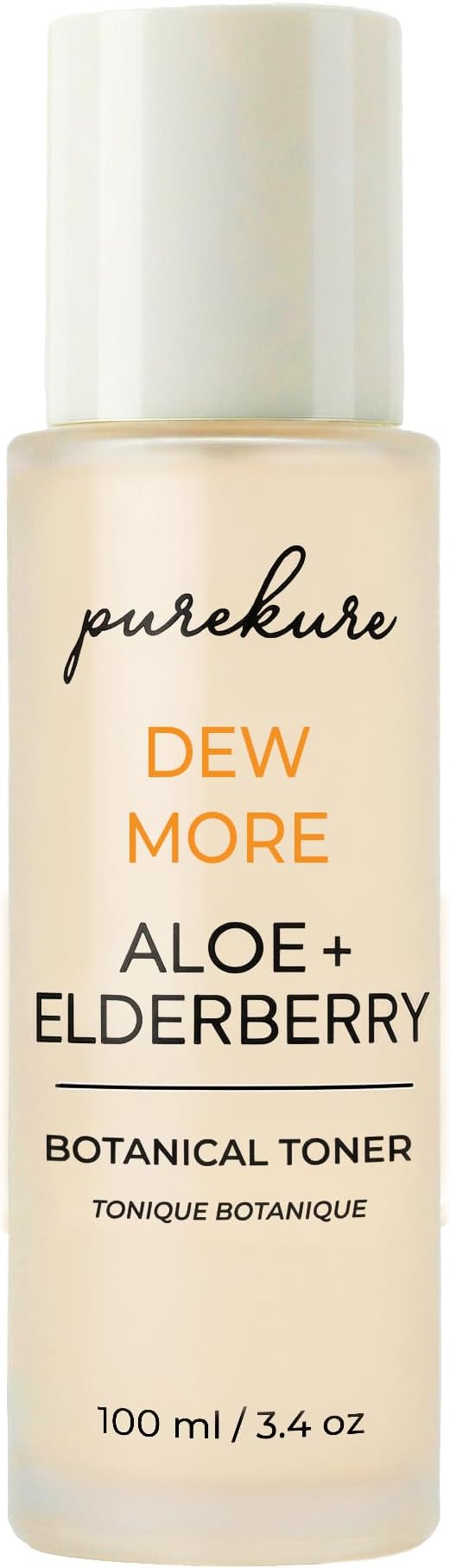 Toner | Organic Aloe Facial Pore Toner with Organic Elderberry | Effective at Removing Deep Dirt and Oils Without Stripping Essential Skin Nutrients | 100 mL
