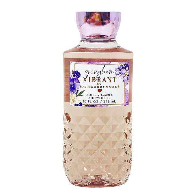Bath & Body Works Signature Collection Shower Gel For Women 10 Fl Oz (Gingham Vibrant)