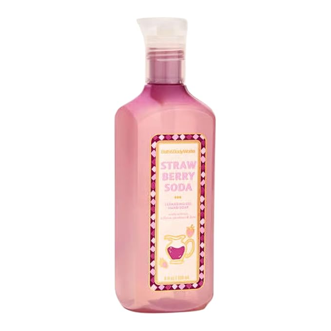 Bath & Body Works Hand Soap, Cleansing Gel, 8 Fl Oz (Strawberry Soda)