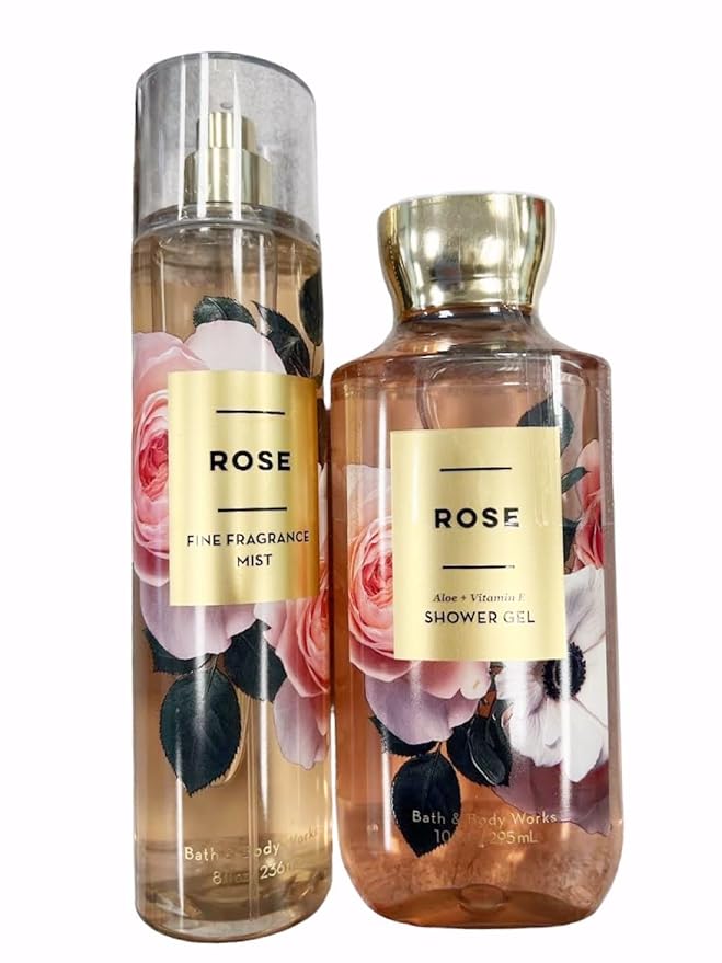 Bath & Body Works Bath and Body Works Fragrance Gift Sets (Rose Mist & Shower Gel 2 pc)