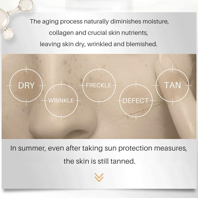 2PCS Glutathione Whitening Freckle Serum Remove Melasma Dark Spot Removal Gentle Brightening Moisturizing