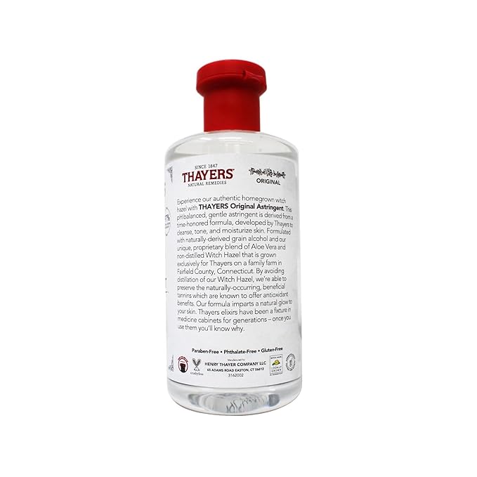 Thayers Witch Hazel with Aloe Vera, Original Astringent 12 oz (Pack of 6)