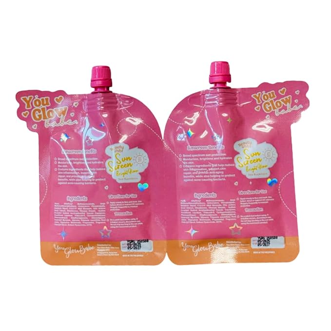 You Glow Babe Beauty White Sunscreen Bright Glow with Sea Buckthorn SPF 50 PA+++ (Twin Pack 25g)