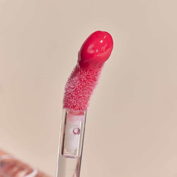 rom&nd GLASTING COLOR GLOSS 07 Spring Fever - K-Beauty Plumping Lip Gloss for Angel Ring High-Shine, Non-Sticky, Hydrated Lips | Long-Lasting, Soft Girl Aesthetic & Versatile Korean Makeup