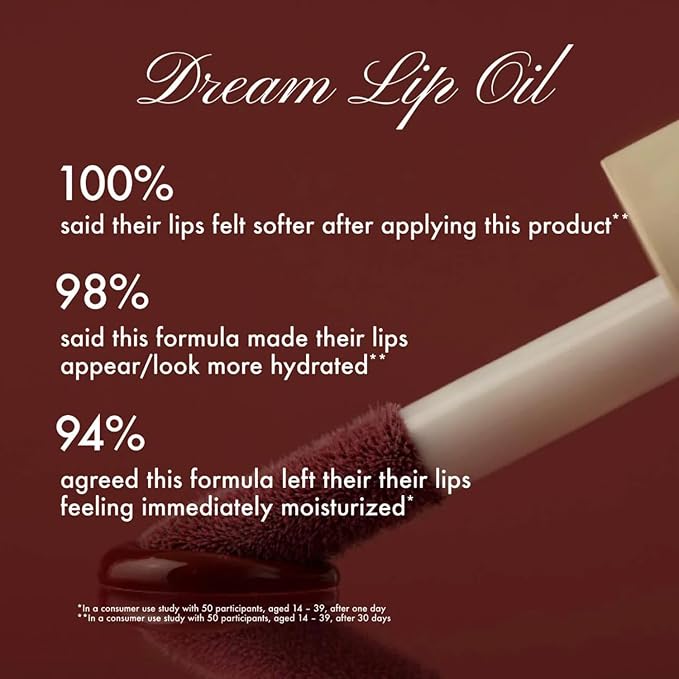Summer Fridays Dream Lip Oil - Hydrating Tinted Lip Gloss Oil - Non-Sticky Formula with Skincare Benefits for Long-Lasting Softness + Shine - Effortless Beauty Gifts - Bare Sand (0.15 Oz)