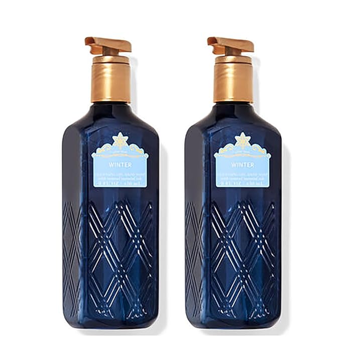 Bath and Body Works Cleansing Gel Hand Soap 8 Ounce 2-Pack (Winter)