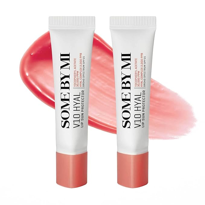 SOME BY MI V10 Hyal Air Fit Sunscreen & 2EA Lip Sun Protector Rosy
