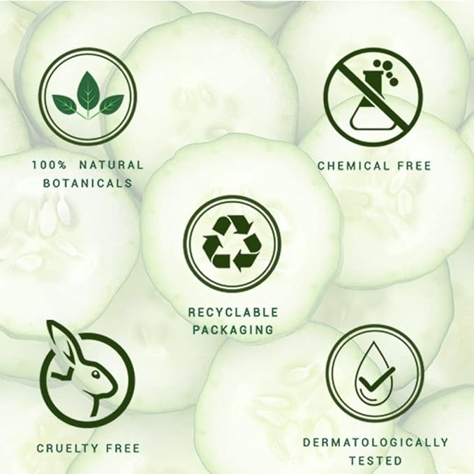 Natural Cucumber Pore Tightening Toner, pH Balanced, Botanical Extracts, for Normal & Oily Skin, 120mL, 2 Pack