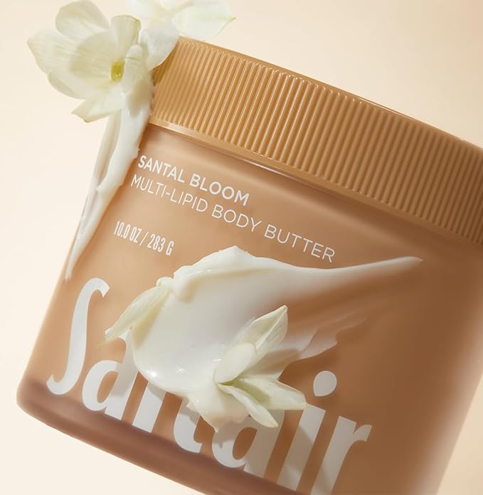 Saltair Santal Bloom Hydration & SPF Set – SPF 50 Dry Body Oil + Multi-Lipid Body Butter | Moisturizing, Nourishing & Sun-Protective Skin Care Duo