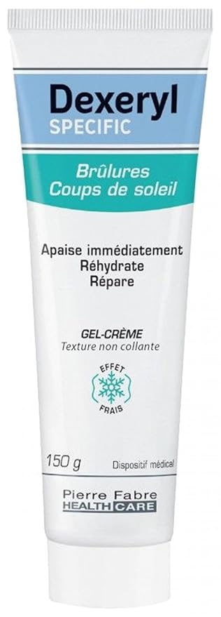 Specific Burn and Sunburn Soothing Cream Gel 150g Dexeryl