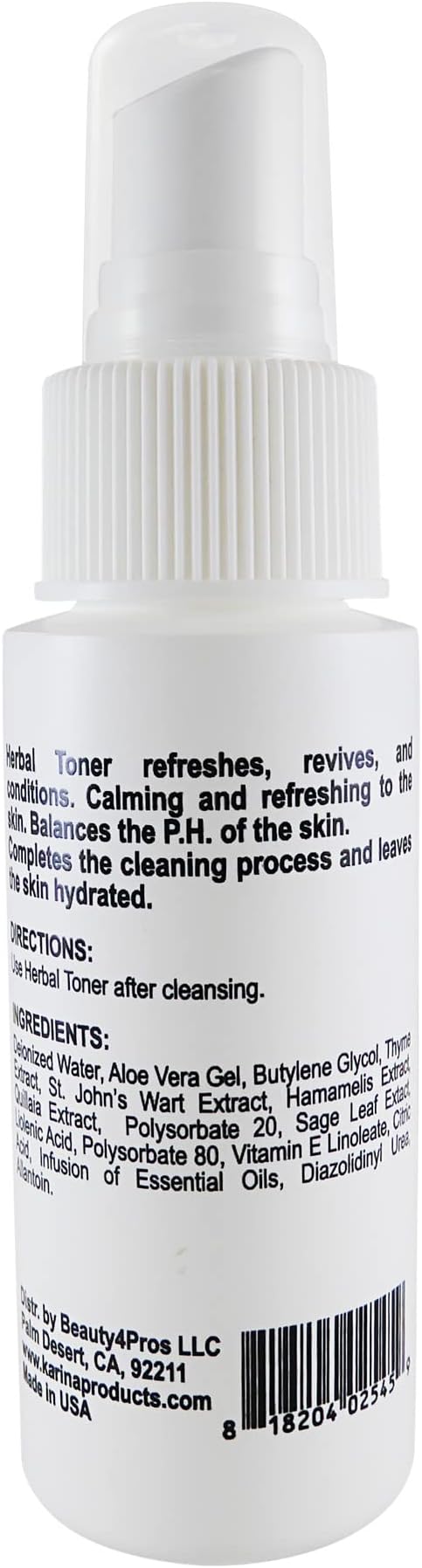 Karina Herbal Toner 2 Ounces