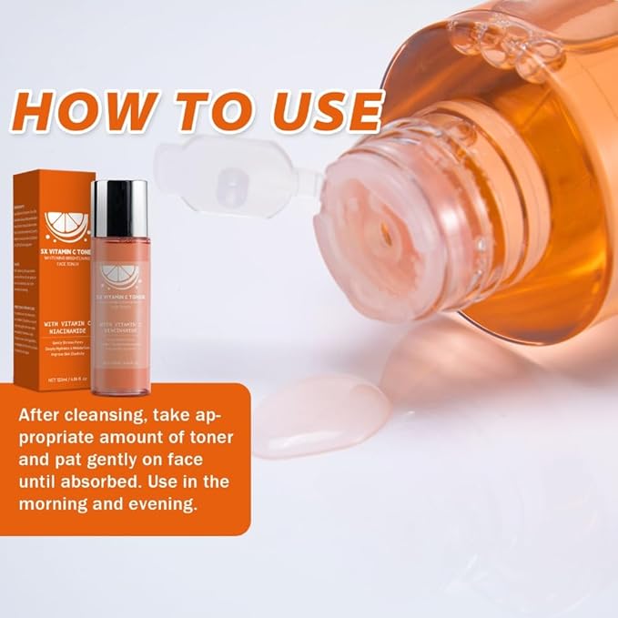 2PCS Whitening Brightening Face Toner Brightening Cream Hydration Barrier