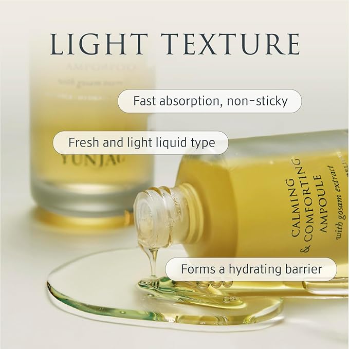 Calming & Comforting Ampoule (1.01 fl oz) - Lightweight Soothing Serum and Calming & Comforting Toner (5.07 fl oz) - Low Irritation Toner for Sensitive Skin.