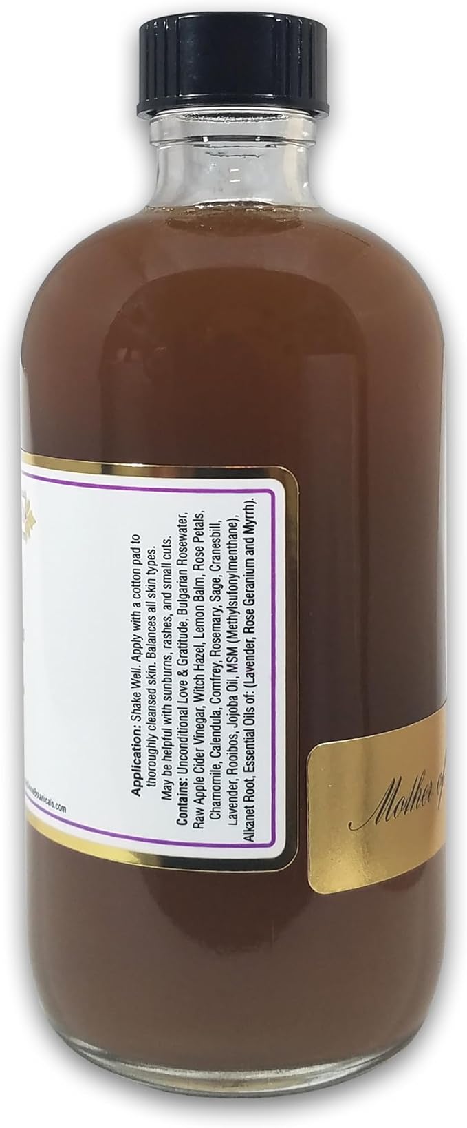Simply Divine Botanicals Gypsy Rose Tea Astringent - Natural and Organic Toner to Tighten, Tone and Balance for All Skin Types, 8 oz