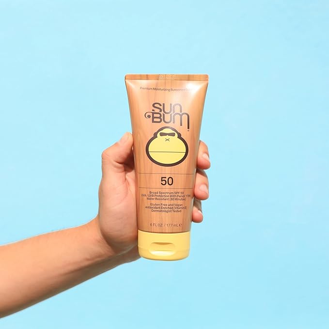 Sun Bum Original Moisturizing Sunscreen Lotion, Broad Spectrum SPF 50, 6 Fl Oz