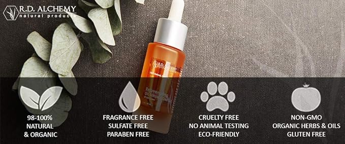 RD Alchemy - 99% Natural & Organic Tinted Moisturizer LIGHT - MEDIUM Shade with SPF. Best BB and CC cream for Normal to Dry Skin. Dark Circles & Blemishes, Reduced Pore Size, & Less Acne Breakouts.