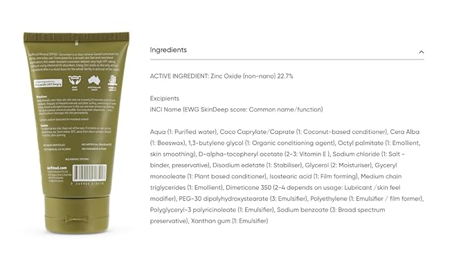 Mineral Sunscreen SPF50+ 125g SURFMUD Australia