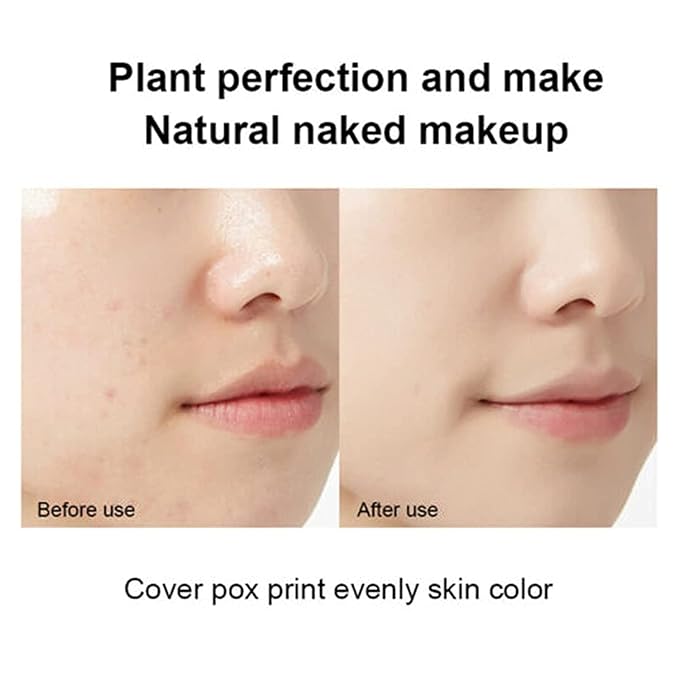 Lovelycat Mushroom Head Air Cushion BB Cream Even Skin Tone Makeup Base PrimerConcealer Lasting Nude Makeup Moisturizing Brightening Pigment CC Liquid Foundation (A-lvory)