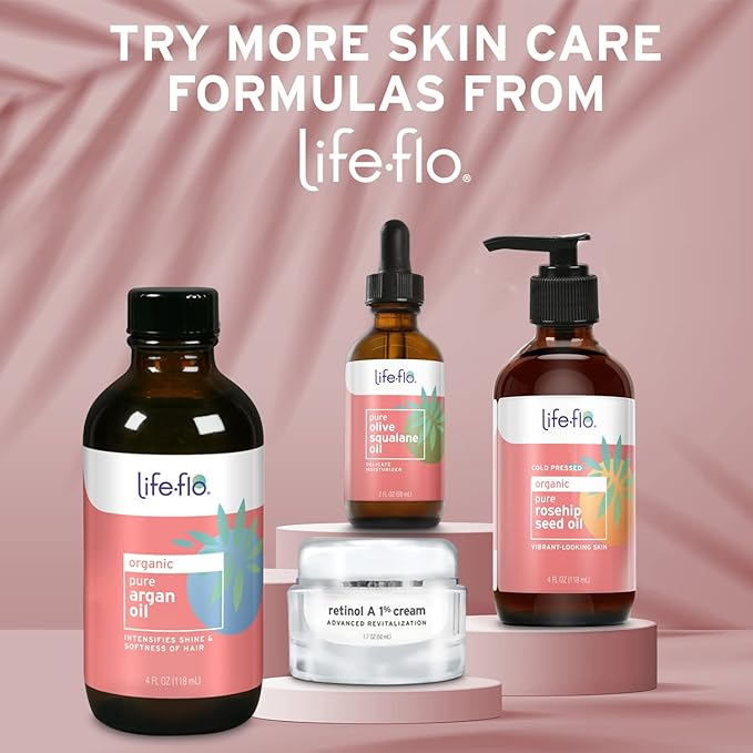 LIFE-FLO Aloe Vera, Soothing Moisture for Dry Skin Care, Calms Redness, Conditions & Hydrates Skin with Organic Aloe Vera Juice, No Synthetic Thickeners or Fillers, 4 FL OZ