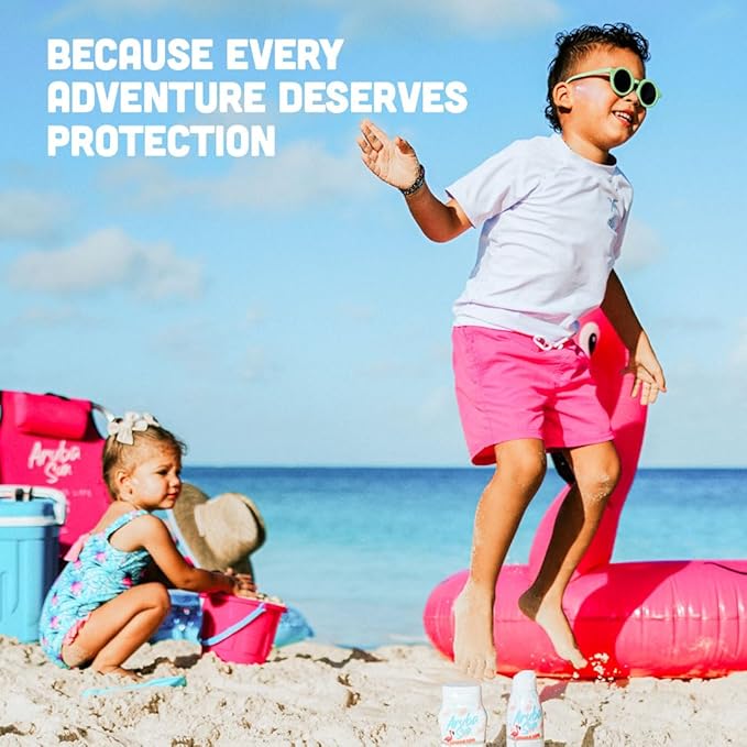 SPF 70 Kids Sunscreen Spray with Bubble Gum Scent 6oz - Reef Act Compliant no 67 Octinoxate & Oxybenzone Free - Sun Screen Broad Spectrum UVA/UVB - Sunscreen Waterproof and Non-Greasy
