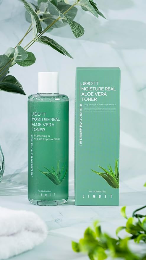 Jigott - Moisture Real Aloe Vera Toner 10.1 FL OZ/ 300ml