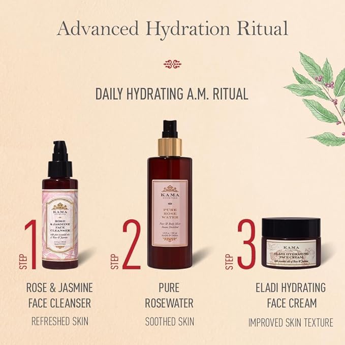 K+a+m+a Ayurveda Pure Rose Water
