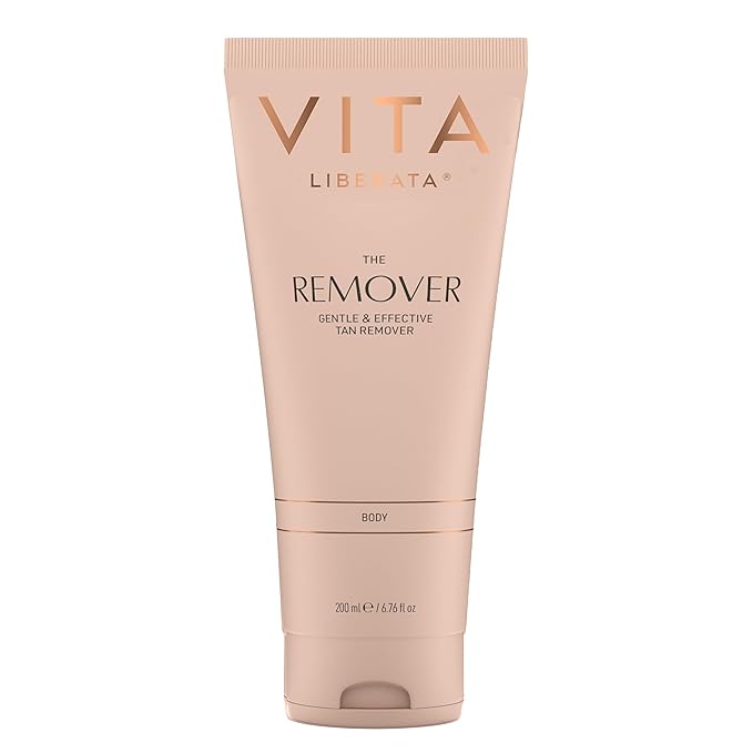 VITA LIBERATA The Remover 6.76 Fl Oz – Fast-Acting Self Tan Remover & Exfoliator with Charcoal – Gently Removes Self Tan, Hydrates & Preps Skin for Flawless New Application