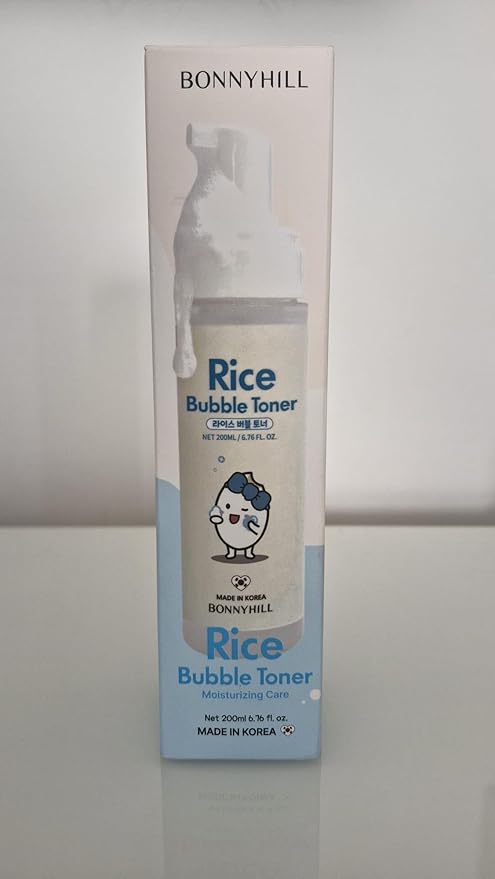 Bonnyhill Rice Bubble Toner, 6.76 fl oz
