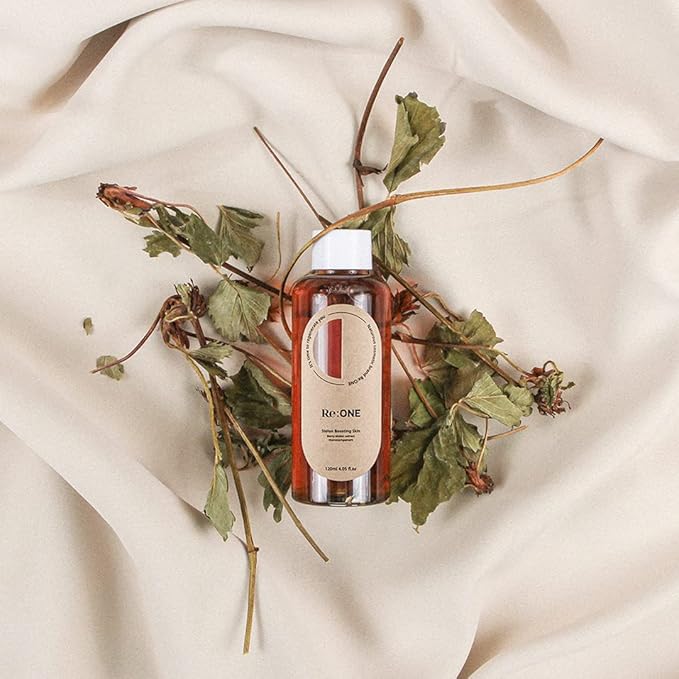 Re:ONE Korean Vegan Facial Toner 5.07 Fl Oz, Hydration & Moisturizing for Dry Skin | Strawberry Essence, Korean Skincare, Vegan, Eco-Friendly, upcycling, Alcohol Free, Sustainable, Simple Ingredients