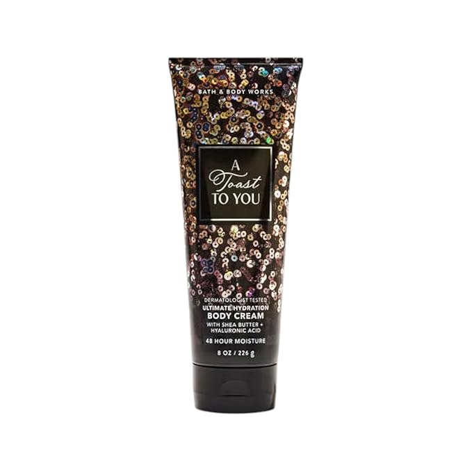 Bath & Body Works Ultimate Hydration Body Cream Gift Set For Women, 8 Fl Oz (A Toast To You)