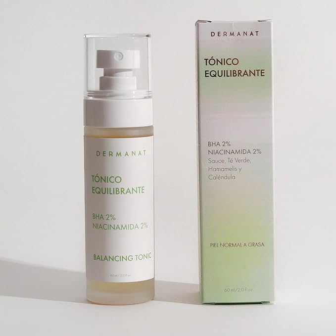 Balancing Facial Toner with BHA – Salicylic Acid, Niacinamide & Botanical Extracts – Pore-Refining, Oil-Control, Refreshing Toner for Combination to Oily Skin – Fragrance-Free